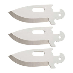 Cold Steel Blades - Click N Cut 2.5 inch Drop Point Steel, Pack of 3 | (CS40AP3A)