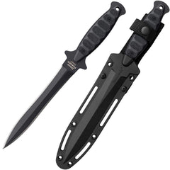Cold Steel Dagger Knife - Drop Forged Wasp Double-Edged Blade Black Handle | CS36MCD