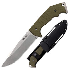 Cold Steel Field Knife - AK-47 Clip Point Steel Multi-Purpose Fixed Blade| CS14AKA