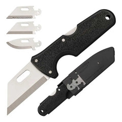 Cold Steel Fixed Knife - Click N Cut Interchangeable Drop Point Steel Blade | CS40A