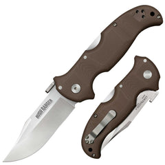 Cold Steel Folding Knife - Bush Ranger Clip Point S35VN Blade Brown Handle | CS31A