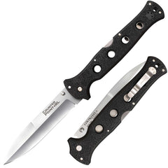 Cold Steel Folding Knife - Counter Point XL Spear Point Blade Black Handle | CS10AA