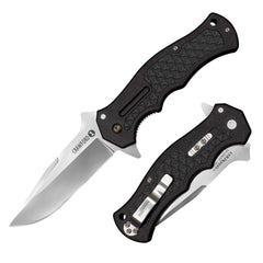 Cold Steel Folding Knife - Crawford 1 Clip Point Blade Spring Leaf Lock | CS20MWCB