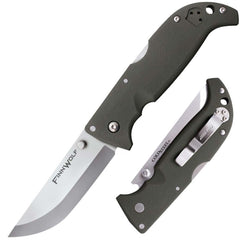 Cold Steel Folding Knife - Finn Wolf Steel Blade OD Green Handle, 8-3/8 inch | CS20NPF