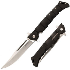 Cold Steel Folding Knife - Luzon Steel Blade Black Handle Large, 13.5 inch | CS20NQX