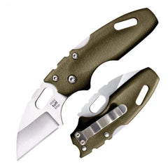 Cold Steel Folding Knife - Mini Tuff Lite Plain Edge Blade Od Green Handle | CS20MTGD