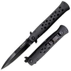 Cold Steel Folding Knife - Ti-Lite 4 inch Steel Blade with Spring Leaf Lock | CS26C4