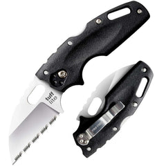 Cold Steel Folding Knife - Tuff Lite Serrated Edge Sheepsfoot Blade, 6 inch | CS20LTS