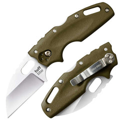 Cold Steel Folding Knife - Tuff Lite Steel Blade OD Green Griv-Ex Handle | CS20LTG