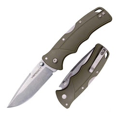 Cold Steel Folding Knife - Verdict Spear Point Blade Green GFN Handle | CSC3SPSSODG