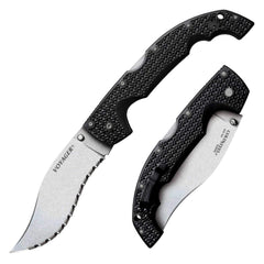 Cold Steel Folding Knife - Voyager Vaquero Black Handle Tri-Ad Lock XL | CS29AXVS