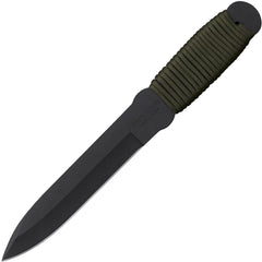 Cold Steel Knife - Black Carbon Steel Blade True Flight Thrower, 12 inch | CS80TFTC