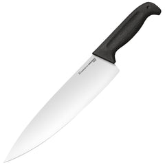 Cold Steel Knife - Commercial Series Black Handle Chef's Steel Blade | CS20VCBZ