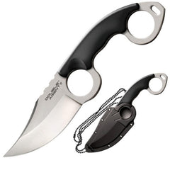 Cold Steel Knife - Double Agent II Plain Edge Steel Blade Neck, 7-5/8 inch | CS39FN