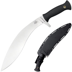 Cold Steel Knife - Gurkha Kukri Plain Edge Steel Blade Black Kray Ex Handle | CS35GKP