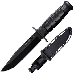 Cold Steel Knife - Leatherneck Black Powder Coated D2 Steel Fixed Blade | CS39LSFC