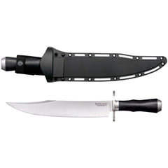Cold Steel Knife - Natchez Bowie Bowie Blade Black linen micarta Handle | CS39LMB4