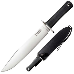 Cold Steel Knife - Non Slip Handle Broad Clip Point Steel Blade Trail Master | CS16JSM