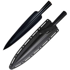 Cold Steel Spear Head and Sheath - Aassegai Black Medium Carbon Steel | 95EWS