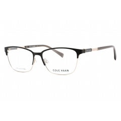Cole Haan Men's Eyeglasses - Black Rectangular Shape Frame Clear Lens | CH5032 001