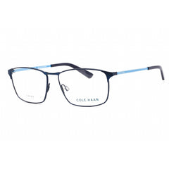 Cole Haan Men's Eyeglasses - Navy Rectangular Full Rim Frame Clear Lens | CH4046 414