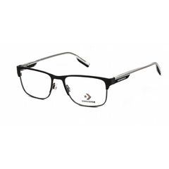 Converse Men's Eyeglasses - Clear Demo Lens Matte Black/Silver Frame | CV3000 001