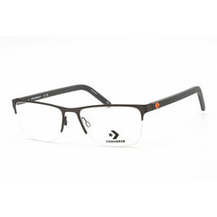 Converse Men's Eyeglasses - Half Rim Satin Gunmetal Rectangular Frame | CV3016 070