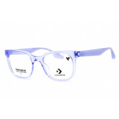 Converse Women's Eyeglasses - Crystal Ultraviolet Square Plastic Frame | CV5078 524