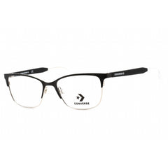 Converse Women's Eyeglasses - Full Rim Matte Black Rectangular Frame | CV3002 001