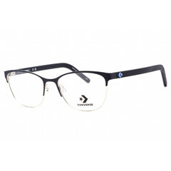 Converse Women's Eyeglasses - Half Rim Matte Obsidian Cat Eye Metal Frame | CV3017 411