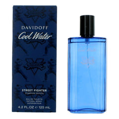 Cool Water Street Fighter Champion Edition by Davidoff, 4.2 oz Eau De Toilette Spray for Men