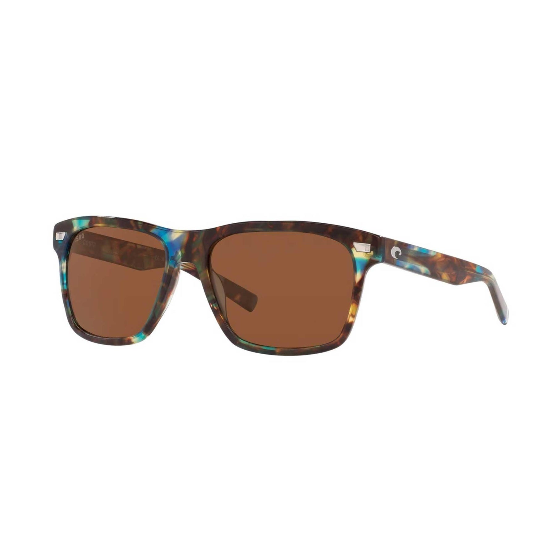 Costa Aransas Tortoise Frame Sunglasses with Dark Lenses iLCSTA-ARNSAS-ShyOceaTor-Grey-  main image 3