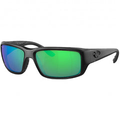 Costa Del Mar Men's Sunglasses - Green Lens Blackout Resin Frame | FANTAIL TF 01 OGMP
