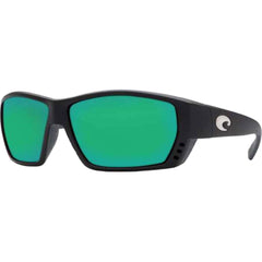 Costa Del Mar Men's Sunglasses - Matte Black Rectangular | TUNA ALLEY TA 11 OGMGLP