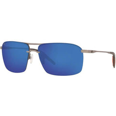 Costa Del Mar Men's Sunglasses - Polarized Lens Matte Silver Frame | 06S6008 600805