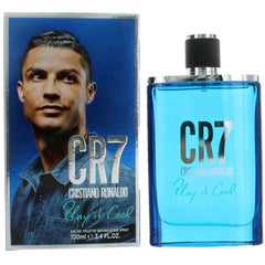 Cristiano Ronaldo Men's EDT Spray - CR7 Play It Cool Invigorating Fresh, 3.4 oz