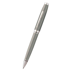 Cross Ballpoint Pen - Coventry Cap Over Barrel Grey Swivel Action Propel | AT0662-8