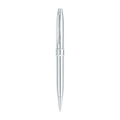 Cross Ballpoint Pen - Stratford Polished Chrome Metal | AT0172S-1