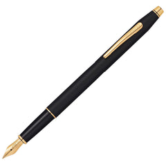 Cross Fountain Pen - Classic Century Click-On Cap Black, Medium Nib | AT0086-110MF