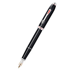 Cross Fountain Pen - Townsend Rhodium Plated, Black Lacquer | FR0046-56