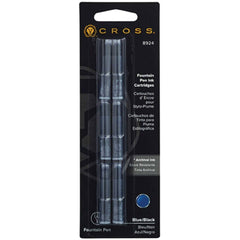 Cross Ink Cartridge - Fountain Pen Black and Blue Superior Writing, 6 Pieces | 8924