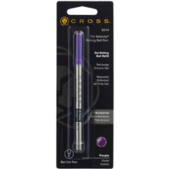 Cross Refill - Selectip Purple Ink Medium Point Authentic Gel Rolling Ball Pen | 8014