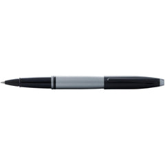 Cross Rollerball Pen - Calais Matte Grey and Black Lacquer Click Off | AT0115-26