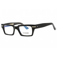 Cutler And Gross Men's Eyeglasses - Black Rectangular Frame Clear Lens | CGOP1363 001