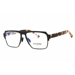 Cutler And Gross Men's Eyeglasses - Matte Black Rectangular Frame | CGOP136457 003