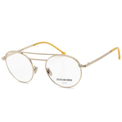 Cutler And Gross Men's Eyeglasses - Yellow/Metallic Aviator Frame | CG1269 011