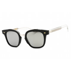 Cutler and Gross Men's Sunglasses - Silver/Black/Crystalc Square Frame | CG1297S 001