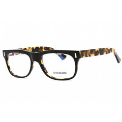 Cutler And Gross Unisex Eyeglasses - Black Camo Rectangular Frame | CGOP136258 003