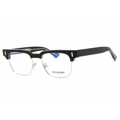 Cutler And Gross Unisex Eyeglasses - Black Rectangular Frame Clear Lens | CG1332 003