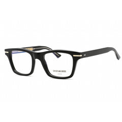 Cutler And Gross Unisex Eyeglasses - Black Rectangular Frame Clear Lens | CG1337 004